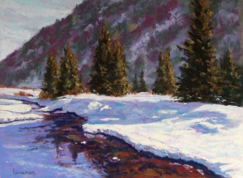East Vail Reflections
12x16   Pastel